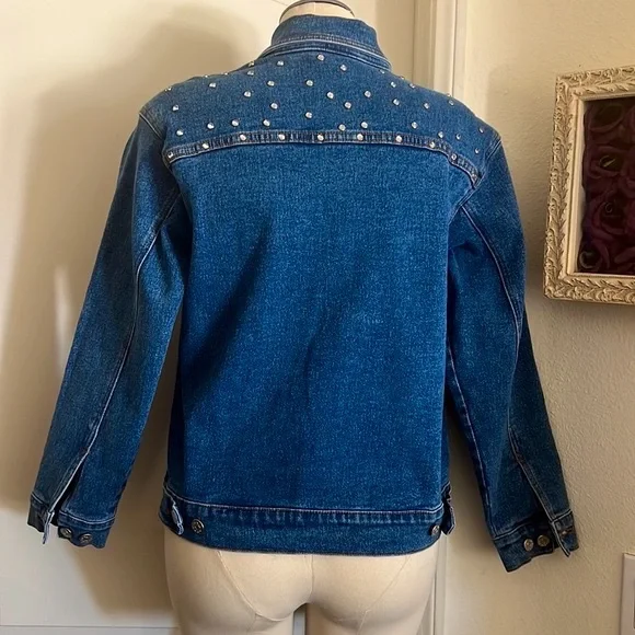 Jean Jacket (Embellished) / Denim & Co. / Host Pick - Picture 7 of 11